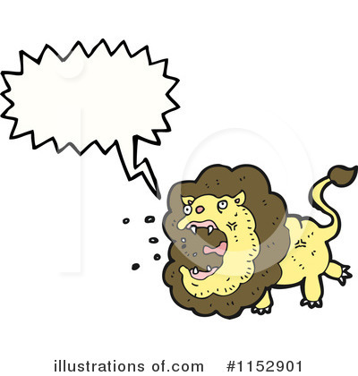 Royalty-Free (RF) Lion Clipart Illustration by lineartestpilot - Stock Sample #1152901
