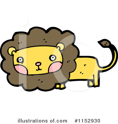 Royalty-Free (RF) Lion Clipart Illustration by lineartestpilot - Stock Sample #1152930