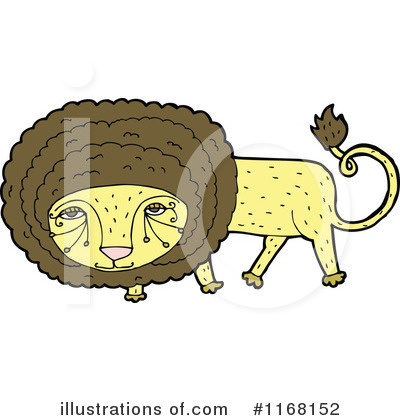 Royalty-Free (RF) Lion Clipart Illustration by lineartestpilot - Stock Sample #1168152