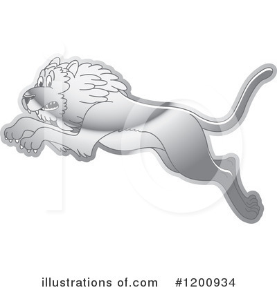 Royalty-Free (RF) Lion Clipart Illustration by Lal Perera - Stock Sample #1200934