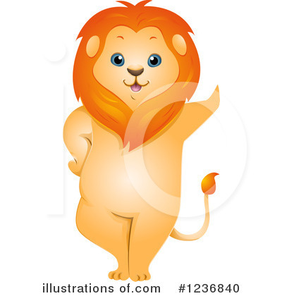 Male Lion Clipart #1236840 by BNP Design Studio