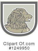 Lion Clipart #1249950 by patrimonio