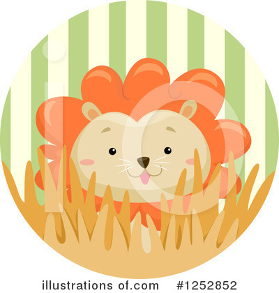 Royalty-Free (RF) Lion Clipart Illustration by BNP Design Studio - Stock Sample #1252852