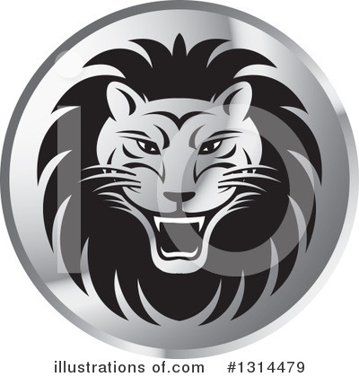 Royalty-Free (RF) Lion Clipart Illustration by Lal Perera - Stock Sample #1314479