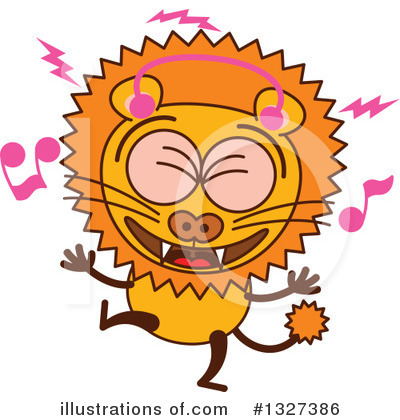 Royalty-Free (RF) Lion Clipart Illustration by Zooco - Stock Sample #1327386