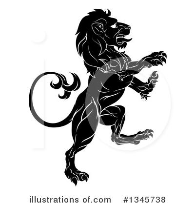 Royalty-Free (RF) Lion Clipart Illustration by AtStockIllustration - Stock Sample #1345738