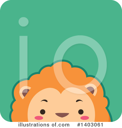 Royalty-Free (RF) Lion Clipart Illustration by BNP Design Studio - Stock Sample #1403061