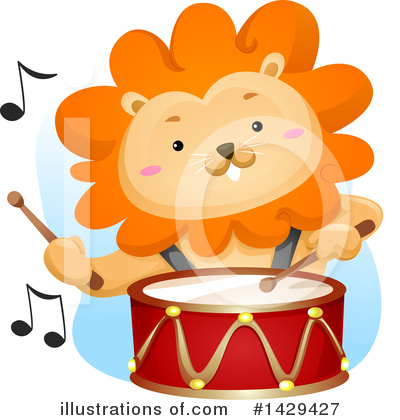 Royalty-Free (RF) Lion Clipart Illustration by BNP Design Studio - Stock Sample #1429427