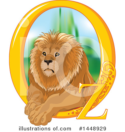 Royalty-Free (RF) Lion Clipart Illustration by Pushkin - Stock Sample #1448929
