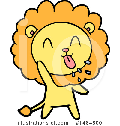 Royalty-Free (RF) Lion Clipart Illustration by lineartestpilot - Stock Sample #1484800