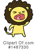 Lion Clipart #1487330 by lineartestpilot