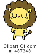 Lion Clipart #1487348 by lineartestpilot