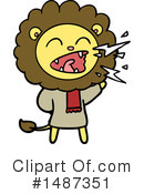 Lion Clipart #1487351 by lineartestpilot