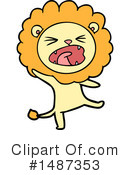 Lion Clipart #1487353 by lineartestpilot