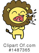 Lion Clipart #1487365 by lineartestpilot