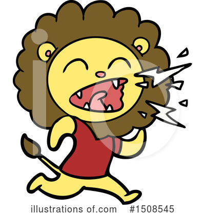 Royalty-Free (RF) Lion Clipart Illustration by lineartestpilot - Stock Sample #1508545