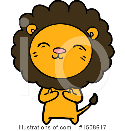 Royalty-Free (RF) Lion Clipart Illustration by lineartestpilot - Stock Sample #1508617
