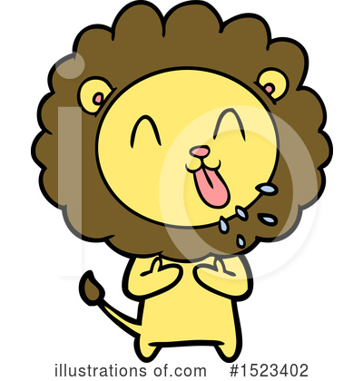 Royalty-Free (RF) Lion Clipart Illustration by lineartestpilot - Stock Sample #1523402