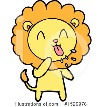 Royalty-Free (RF) Lion Clipart Illustration by lineartestpilot - Stock Sample #1526976