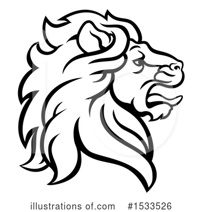 Royalty-Free (RF) Lion Clipart Illustration by AtStockIllustration - Stock Sample #1533526