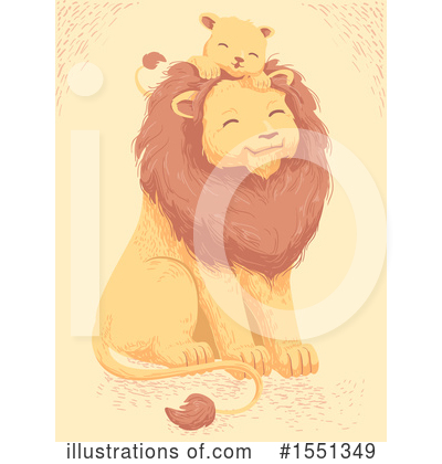 Royalty-Free (RF) Lion Clipart Illustration by BNP Design Studio - Stock Sample #1551349