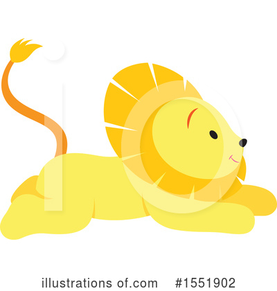 Royalty-Free (RF) Lion Clipart Illustration by Cherie Reve - Stock Sample #1551902