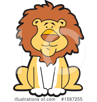 Royalty-Free (RF) Lion Clipart Illustration by Johnny Sajem - Stock Sample #1587255