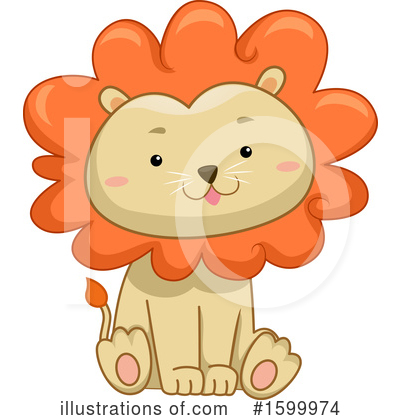 Male Lion Clipart #1599974 by BNP Design Studio