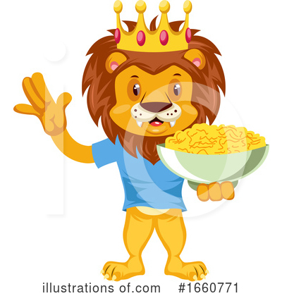Royalty-Free (RF) Lion Clipart Illustration by Morphart Creations - Stock Sample #1660771