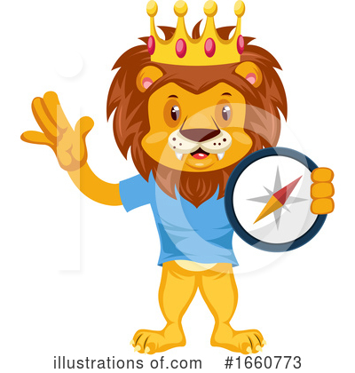 Royalty-Free (RF) Lion Clipart Illustration by Morphart Creations - Stock Sample #1660773