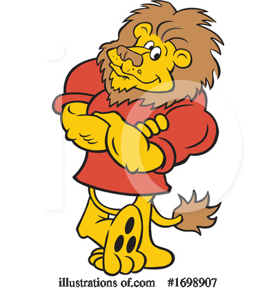 Royalty-Free (RF) Lion Clipart Illustration by Johnny Sajem - Stock Sample #1698907