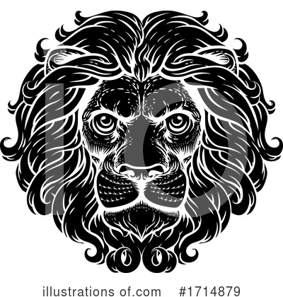 Royalty-Free (RF) Lion Clipart Illustration by AtStockIllustration - Stock Sample #1714879