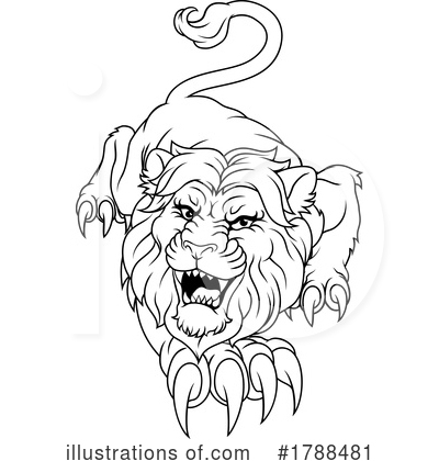 Lion Clipart #1788481 by AtStockIllustration
