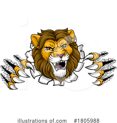 Lion Clipart #1805988 by AtStockIllustration