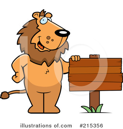 Royalty-Free (RF) Lion Clipart Illustration by Cory Thoman - Stock Sample #215356
