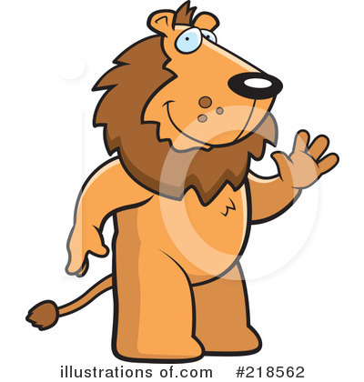 Royalty-Free (RF) Lion Clipart Illustration by Cory Thoman - Stock Sample #218562