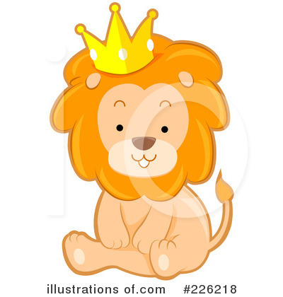 Royalty-Free (RF) Lion Clipart Illustration by BNP Design Studio - Stock Sample #226218