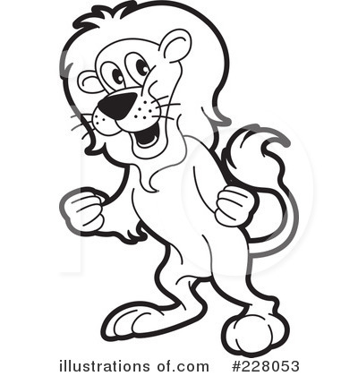 Royalty-Free (RF) Lion Clipart Illustration by Lal Perera - Stock Sample #228053