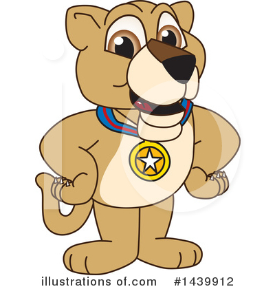 Royalty-Free (RF) Lion Cub Mascot Clipart Illustration by Mascot Junction - Stock Sample #1439912