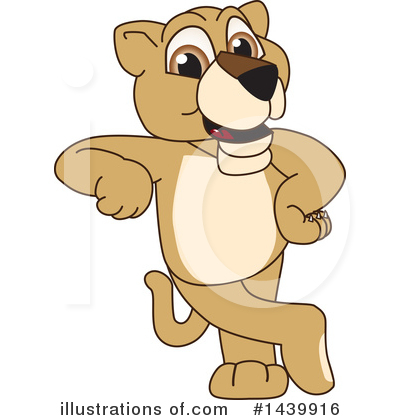 Lion School Mascot Clipart #1439916 by Mascot Junction