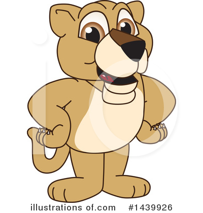 Lion Cub Mascot Clipart #1439926 by Mascot Junction