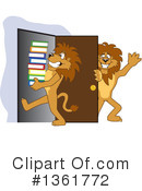 Lion School Mascot Clipart #1361772 by Mascot Junction