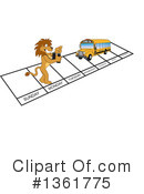 Lion School Mascot Clipart #1361775 by Mascot Junction