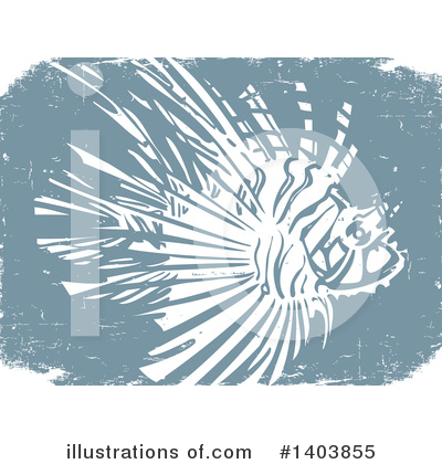 Royalty-Free (RF) Lionfish Clipart Illustration by xunantunich - Stock Sample #1403855