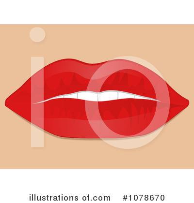 Royalty-Free (RF) Lips Clipart Illustration by elaineitalia - Stock Sample #1078670