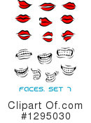 Lips Clipart #1295030 by Vector Tradition SM