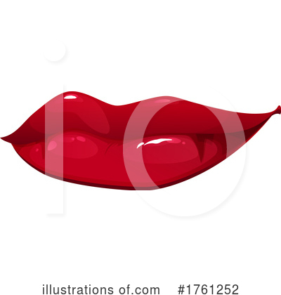 Lips Clipart #1761252 by Vector Tradition SM