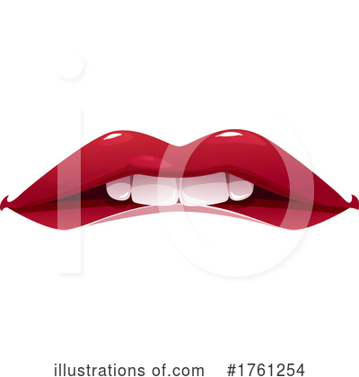 Royalty-Free (RF) Lips Clipart Illustration by Vector Tradition SM - Stock Sample #1761254