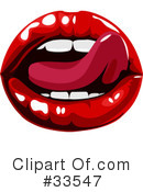 Lips Clipart #33547 by AtStockIllustration