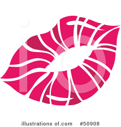Royalty-Free (RF) Lips Clipart Illustration by Cherie Reve - Stock Sample #50908